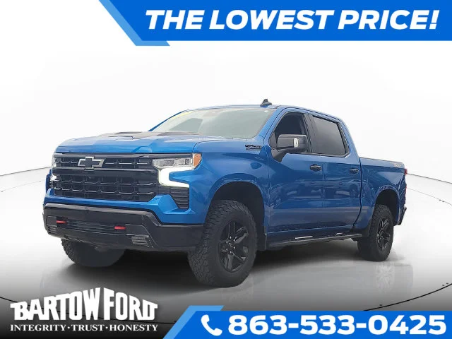Used 2022 Blue Chevrolet LT Trail Boss image 1