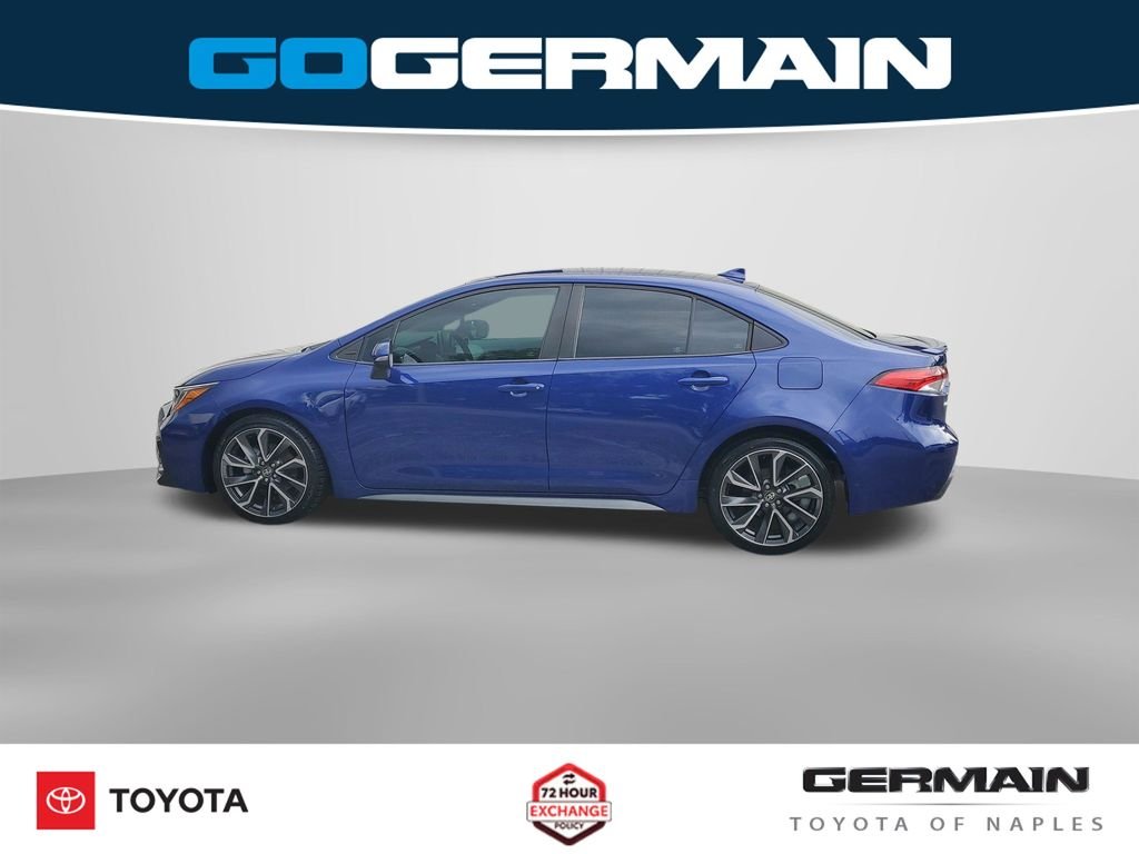 Used 2020 Blue Toyota SE image 12