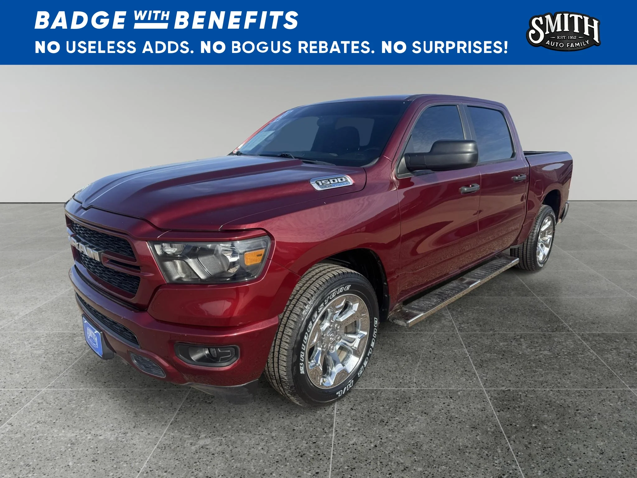 Used 2023 Delmonico Red Pearlcoat Ram Tradesman image 4