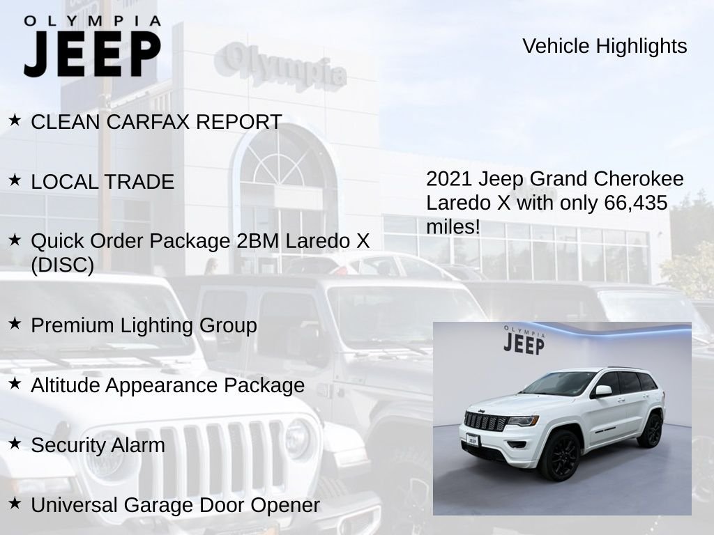 Used 2021 White Jeep Laredo X image 7