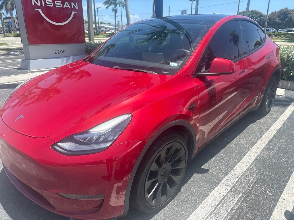 Used 2022 Tesla Model Y Long Range with VIN 7SAYGDEE3NA013702 for sale in Delray Beach, FL