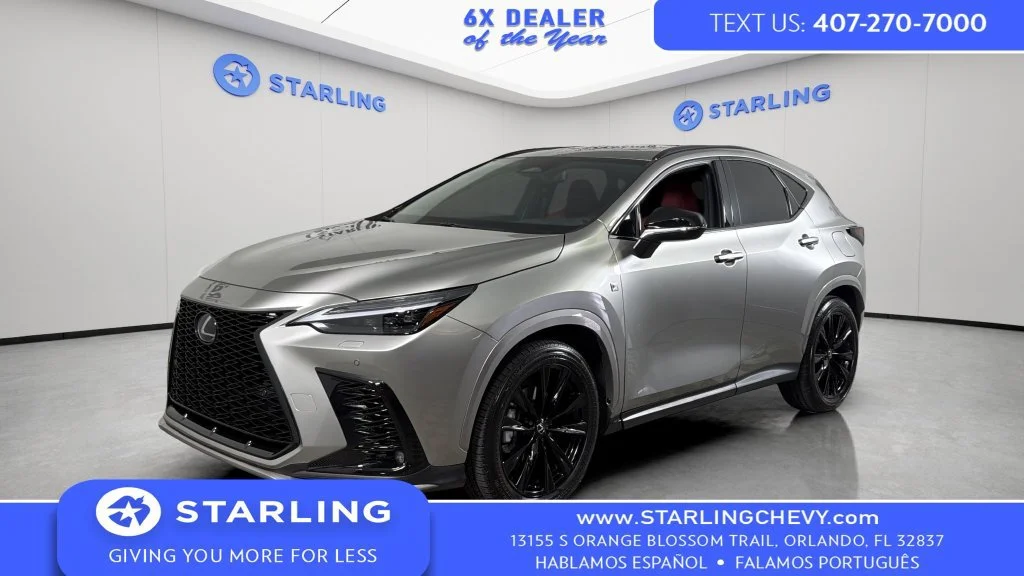 Used 2025 Silver Lexus NX 350 F SPORT Handling image 1