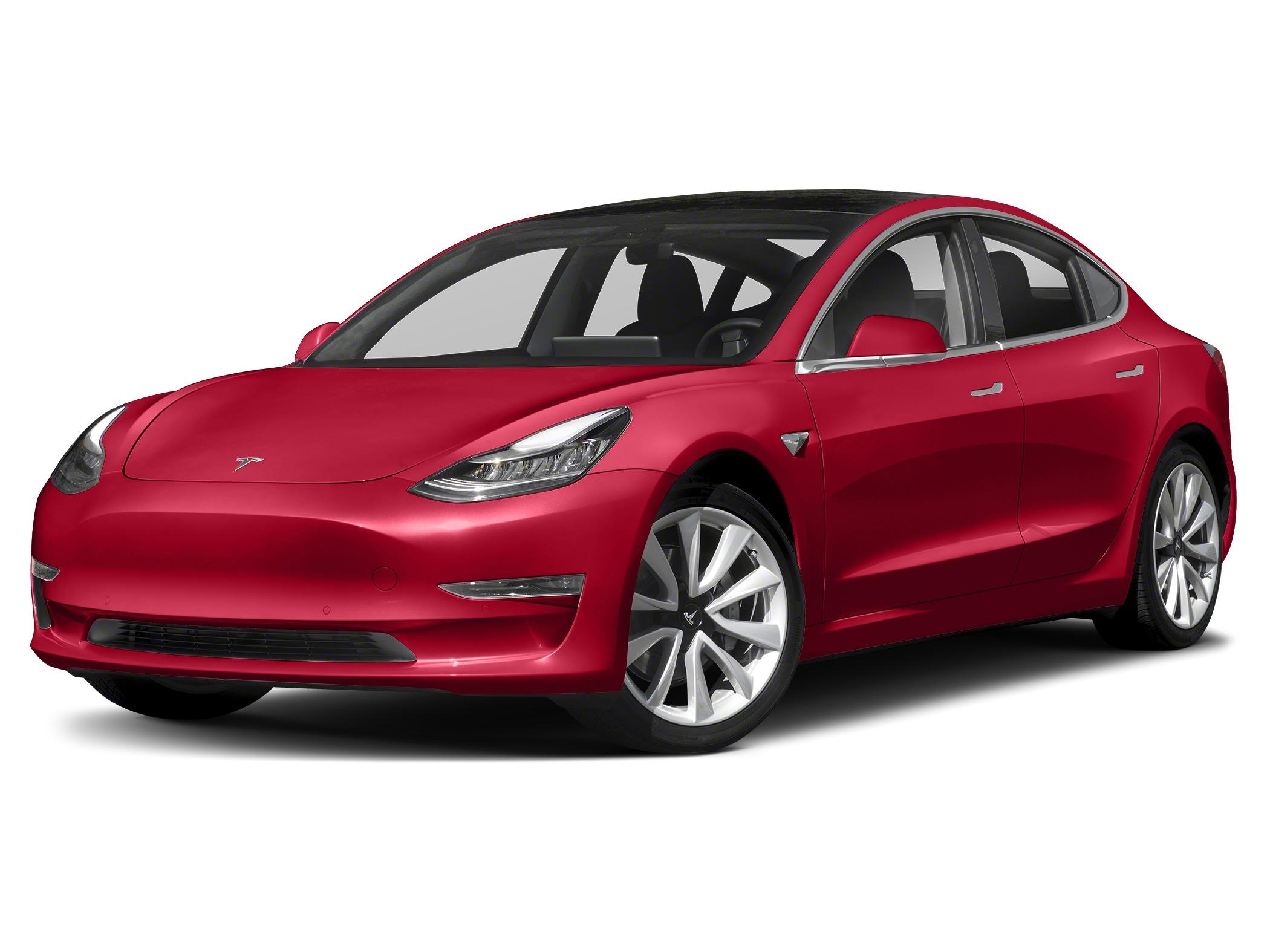 Used 2020 Red Multi-Coat Tesla Standard Range image 1