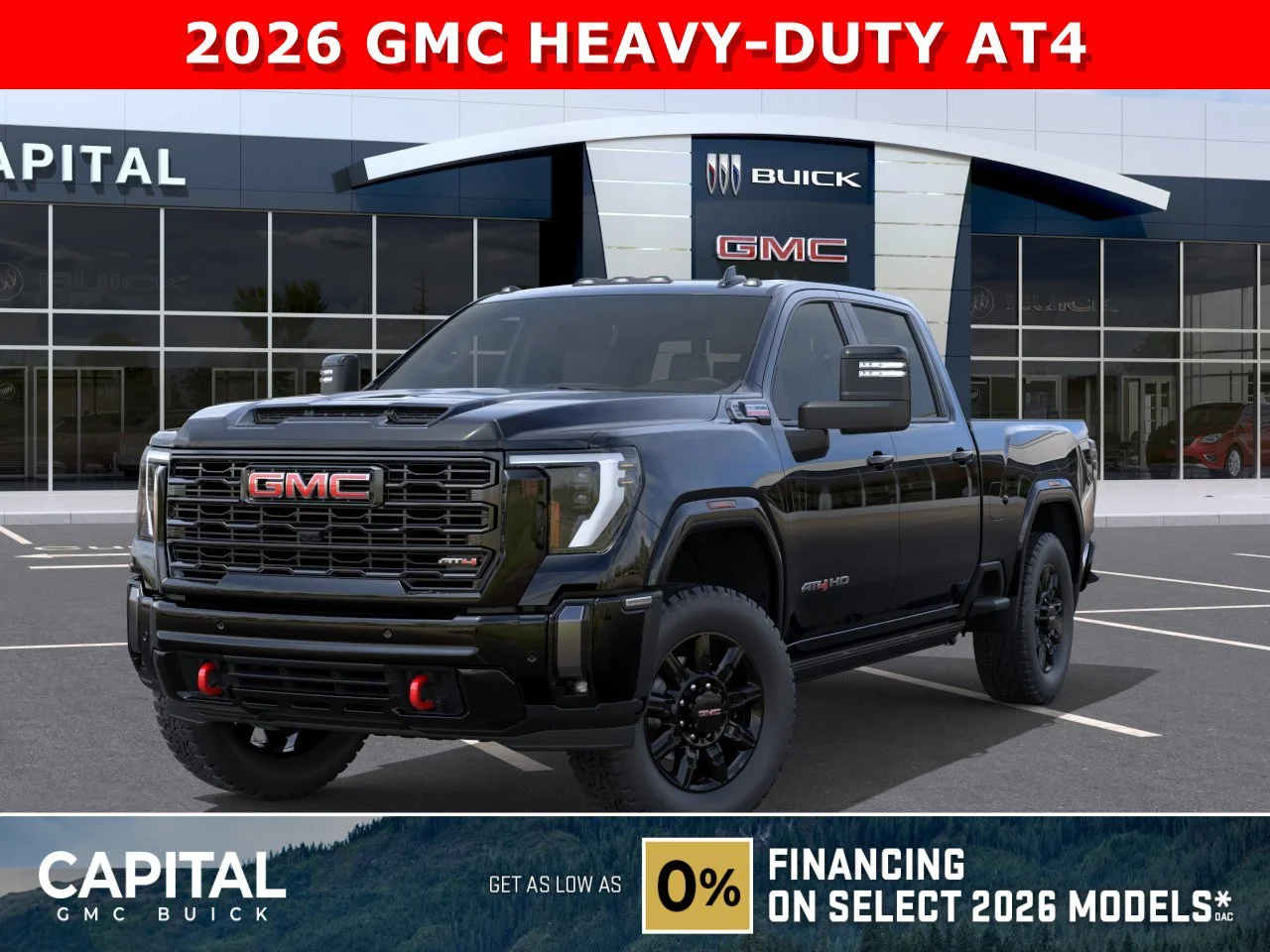 New 2026 ONYX BLACK GMC AT4 image 1