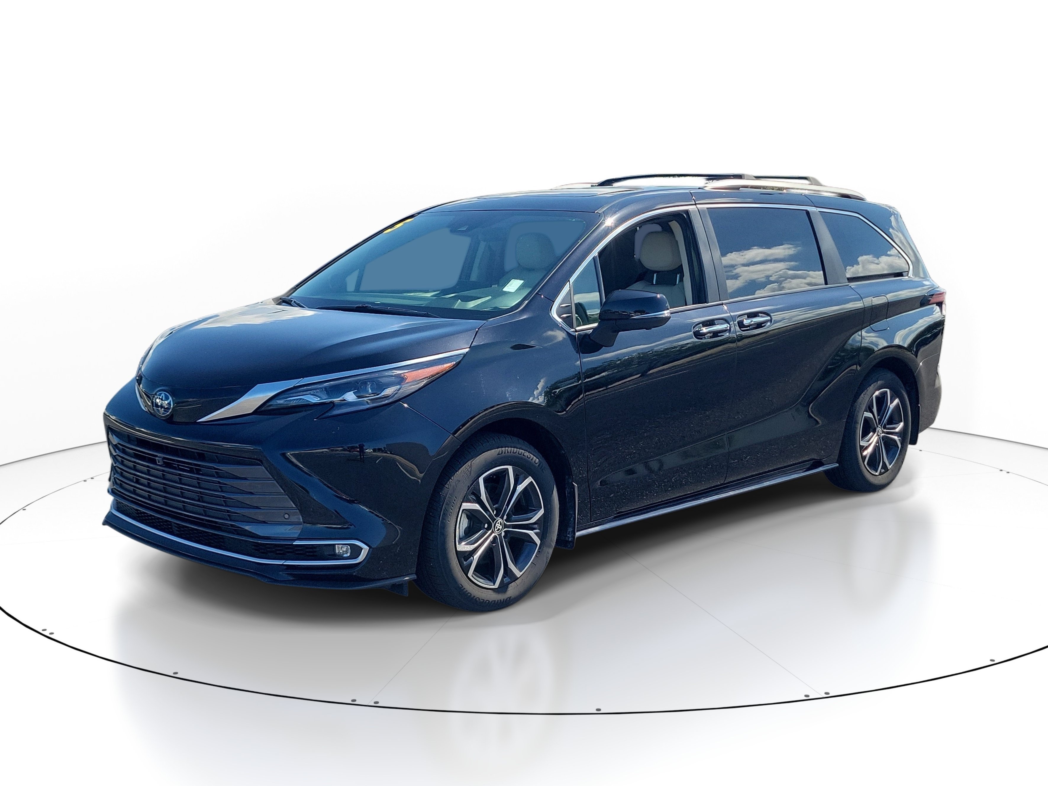 Used 2025 Midnight Black Metallic Toyota Platinum image 2