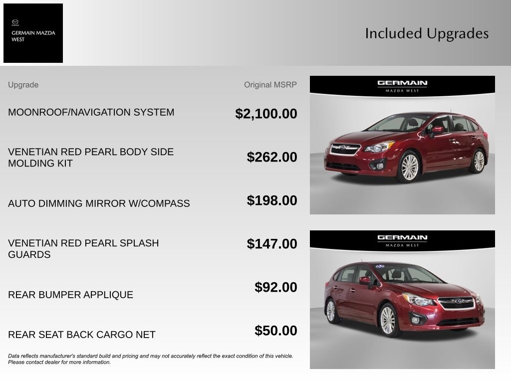 Used 2014 Red Subaru 2.0i Limited image 10
