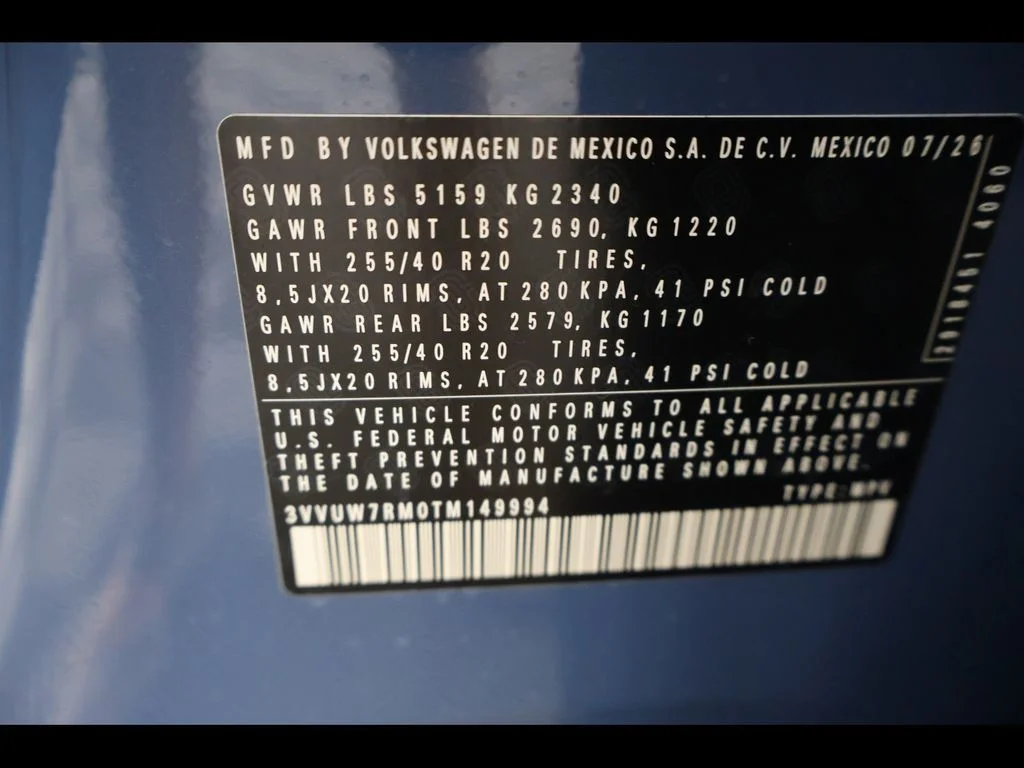 New 2026 Blue Volkswagen SEL R-Line Turbo image 31