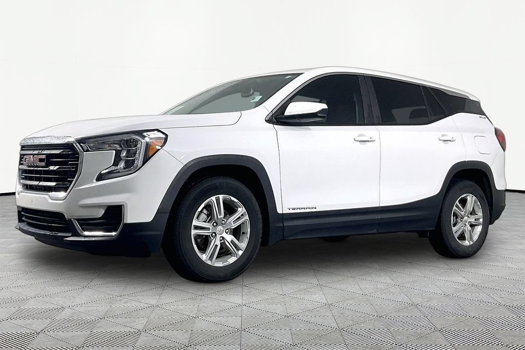 Certified Used 2023 SUMMIT WHITE GMC SLE image 1