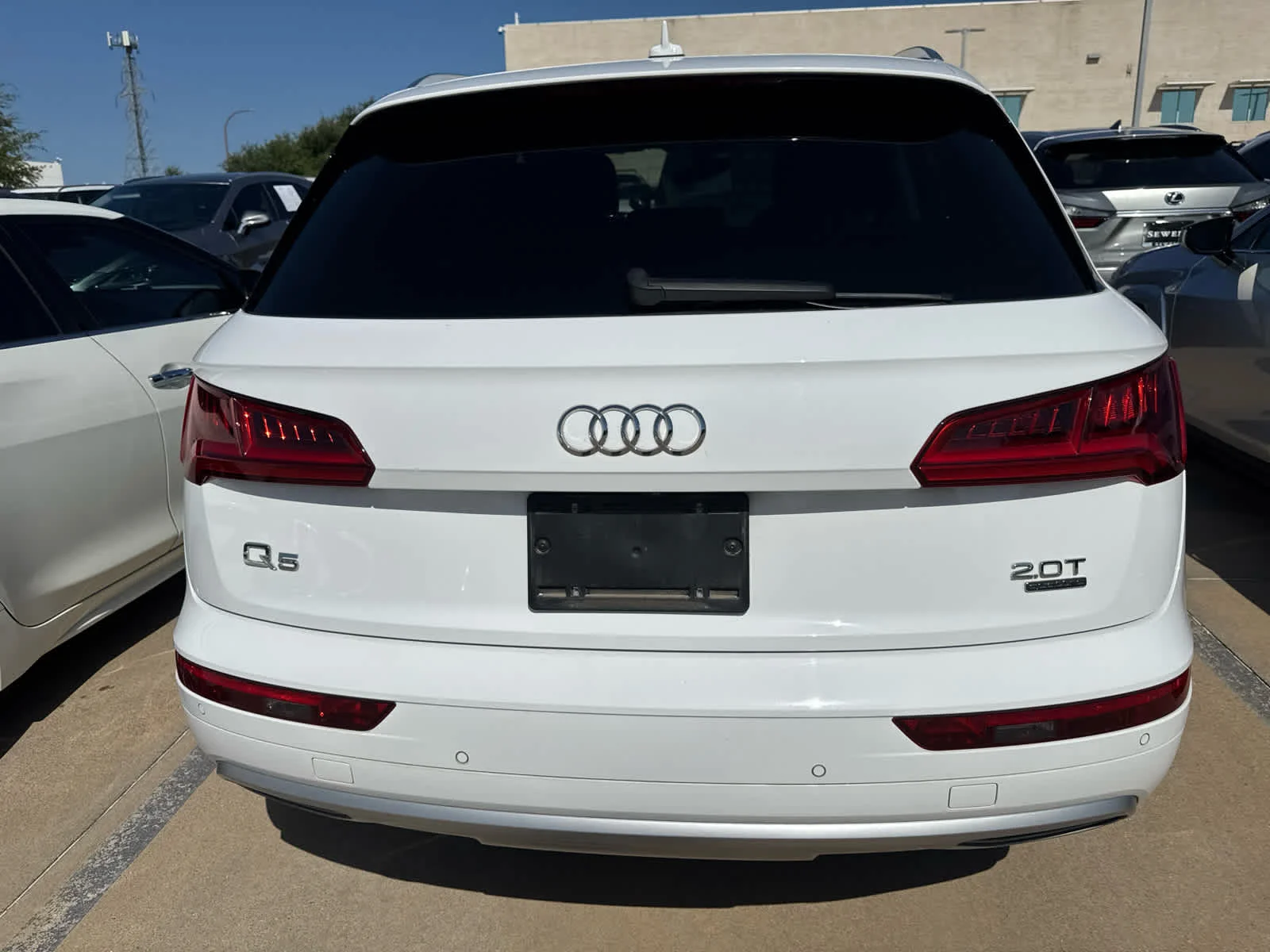 Used 2018 WHITE Audi Premium Plus image 6