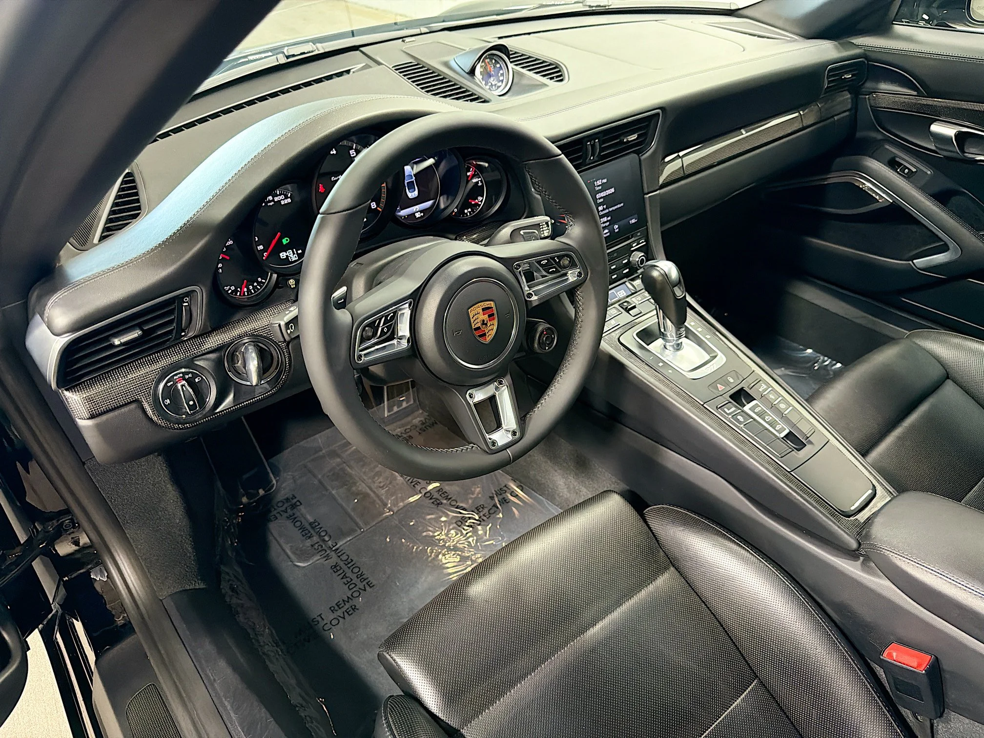 Certified Used 2019 Jet Black Metallic Porsche Turbo S image 4