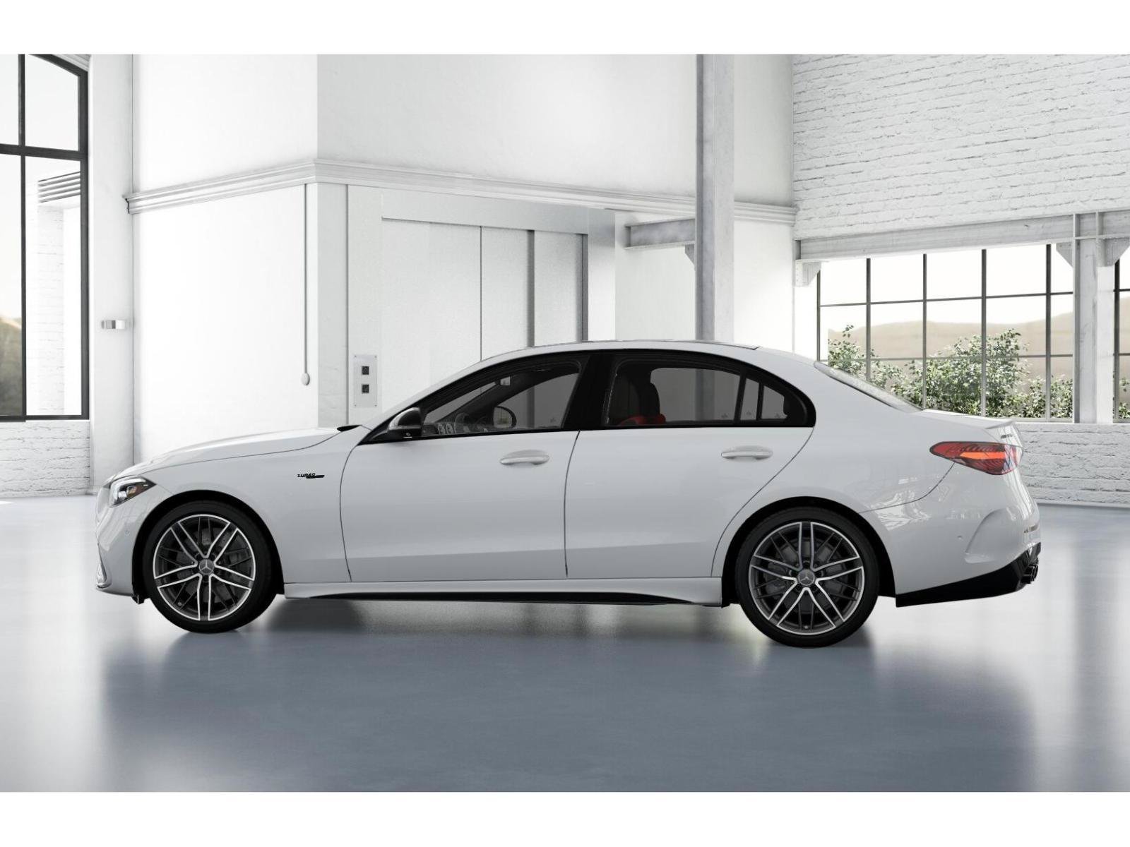 New 2026 Polar White Mercedes-Benz AMG® C 43 4MATIC® Sedan image 47