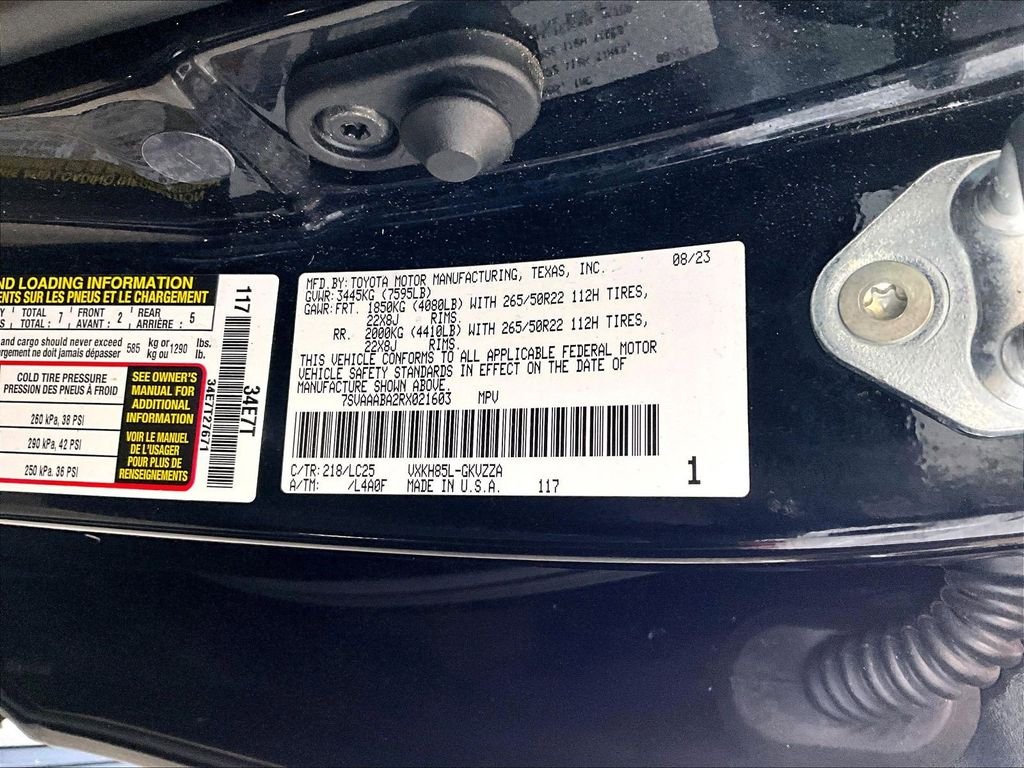 Used 2024 Black Toyota Capstone image 37