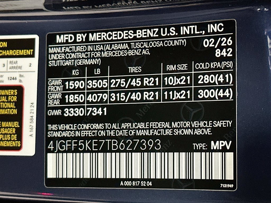 New 2026 Twilight Blue Metallic Mercedes-Benz GLS 450 image 66