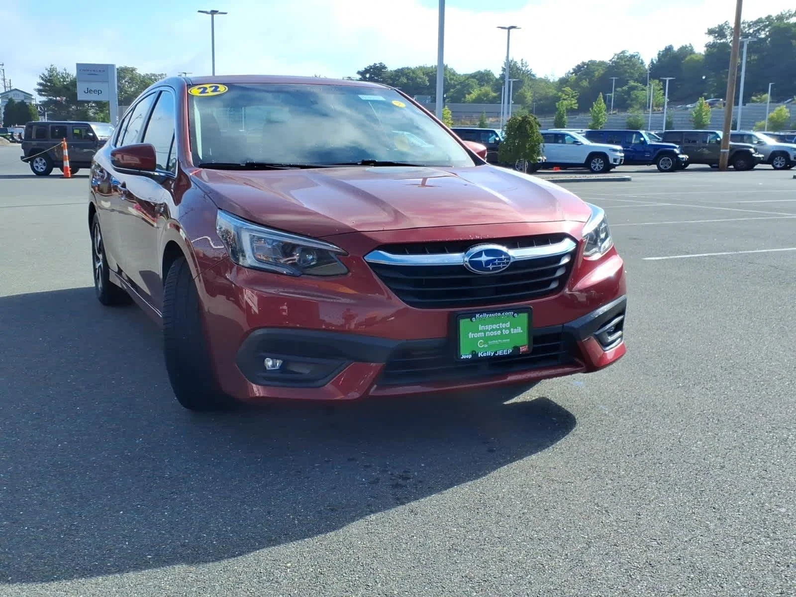 Used 2022 Crimson Red Pearl Subaru Premium image 4