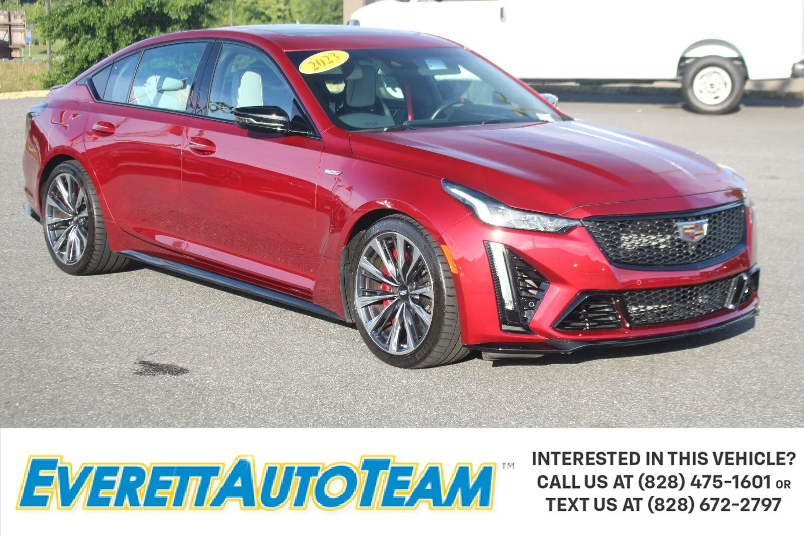 Used 2023 Radiant Red Tintcoat Cadillac V-Series Blackwing image 1