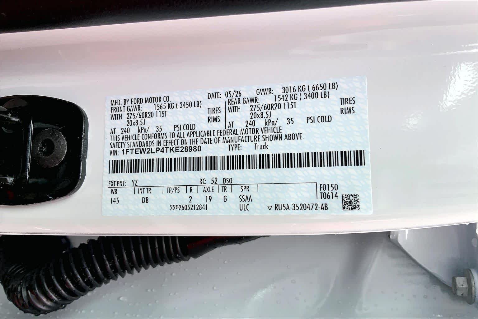 New 2026 Oxford White Ford STX image 22
