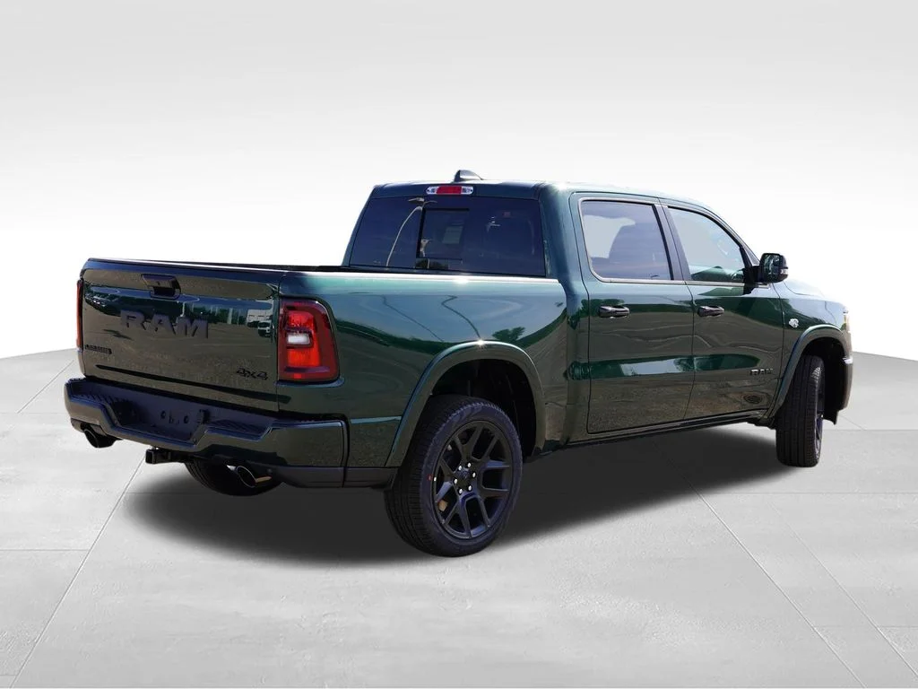 New 2026 Serrano-Green Metallic Exterior Paint RAM Laramie image 3