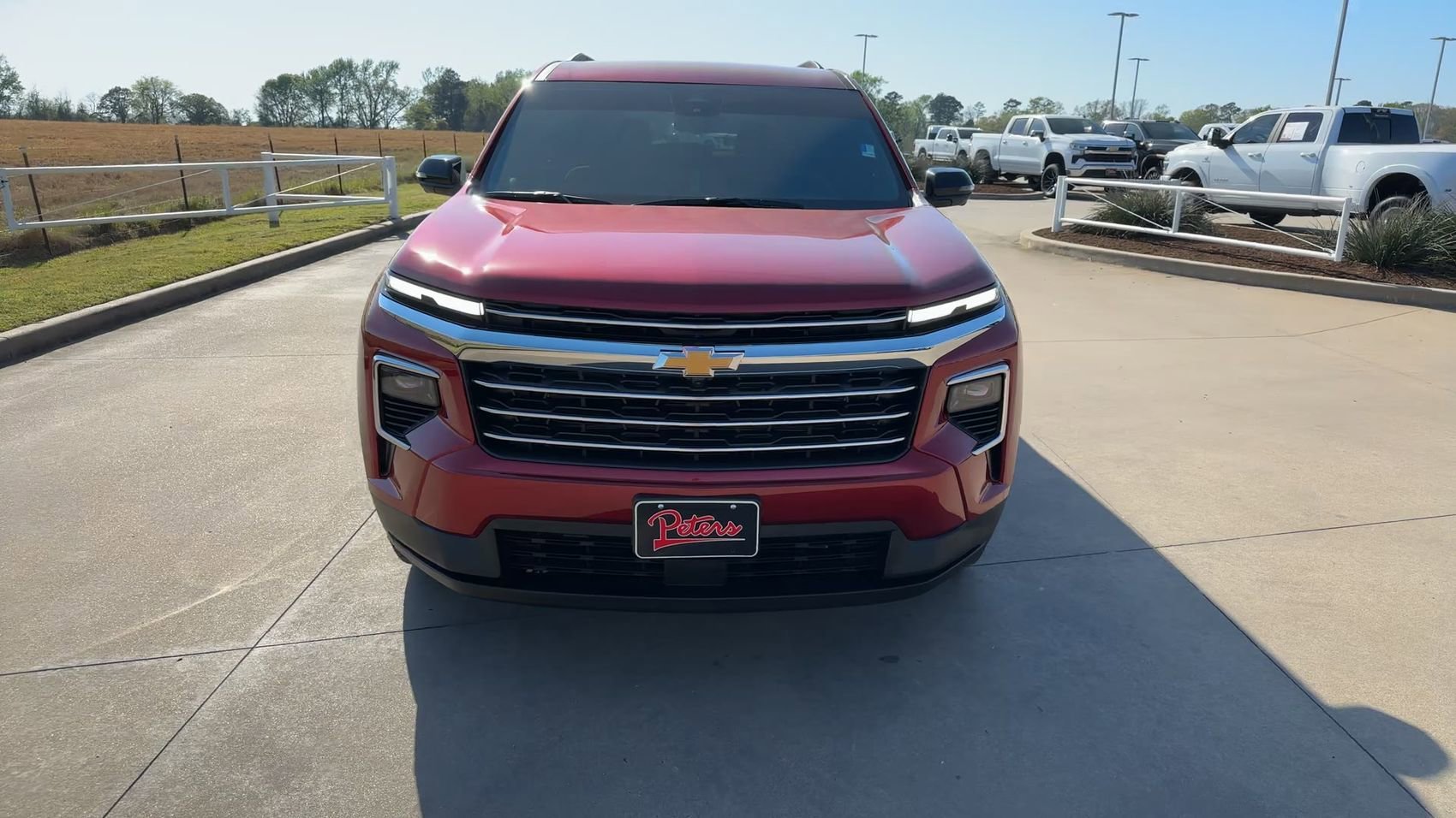 Used 2025 Radiant Red Tintcoat Chevrolet FWD LT image 3