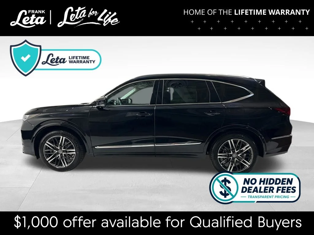 New 2026 Majestic Black Pearl Acura Advance Package image 2