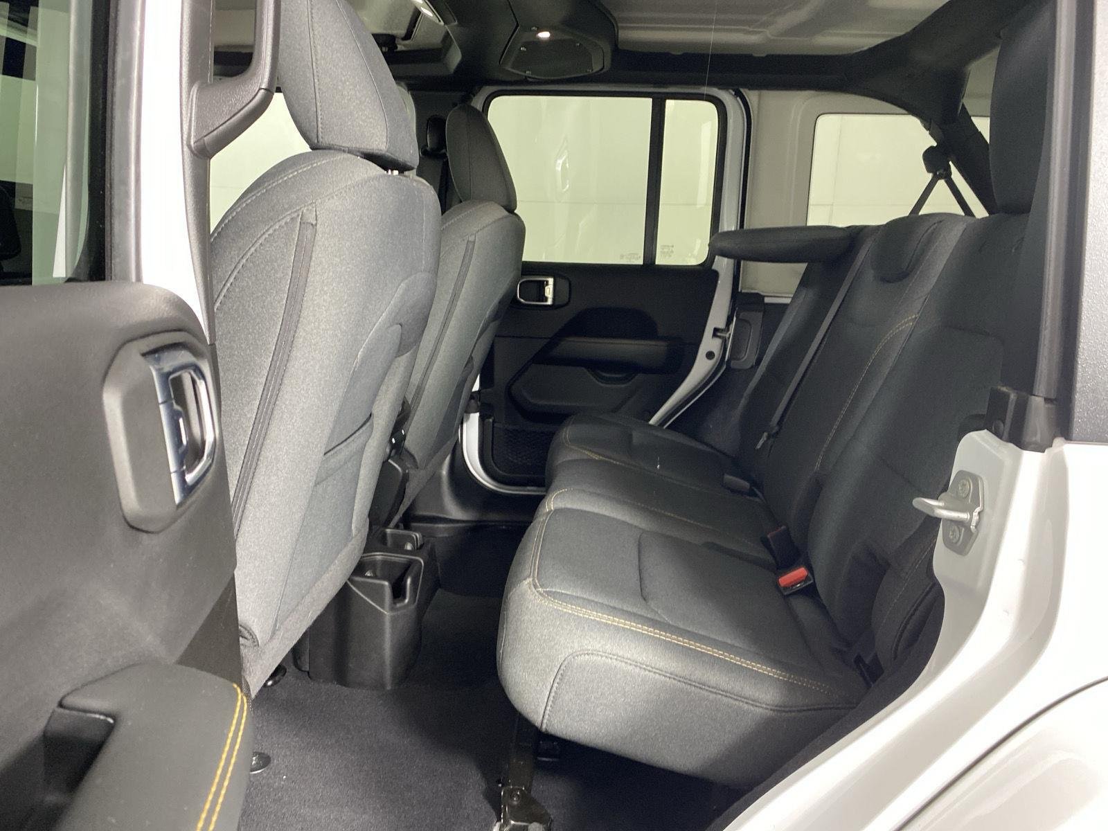 Used 2026 Bright White Jeep Sahara image 8