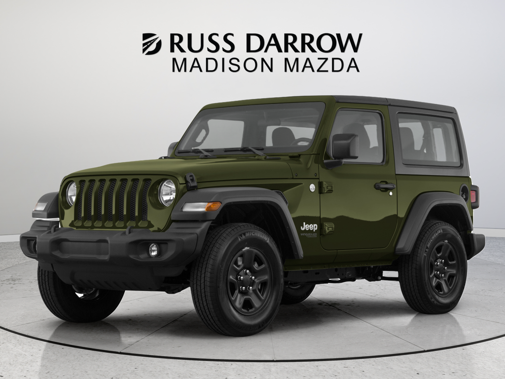 Used 2021 Green Jeep Sport S image 1