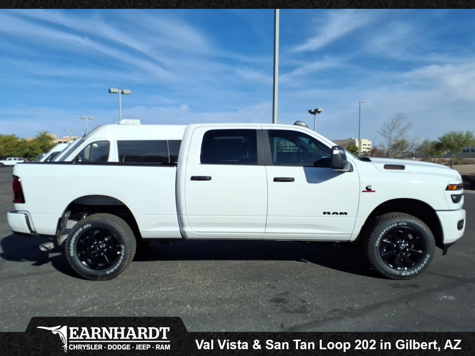 New 2026 Bright White Clear-Coat Exterior Paint RAM Big Horn image 3