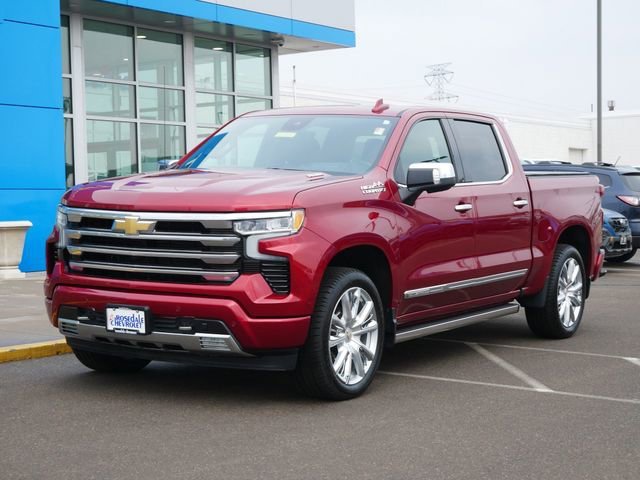 Used 2024 Chevrolet Silverado 1500 High Country with VIN 1GCUDJE8XRZ237226 for sale in Roseville, Minnesota