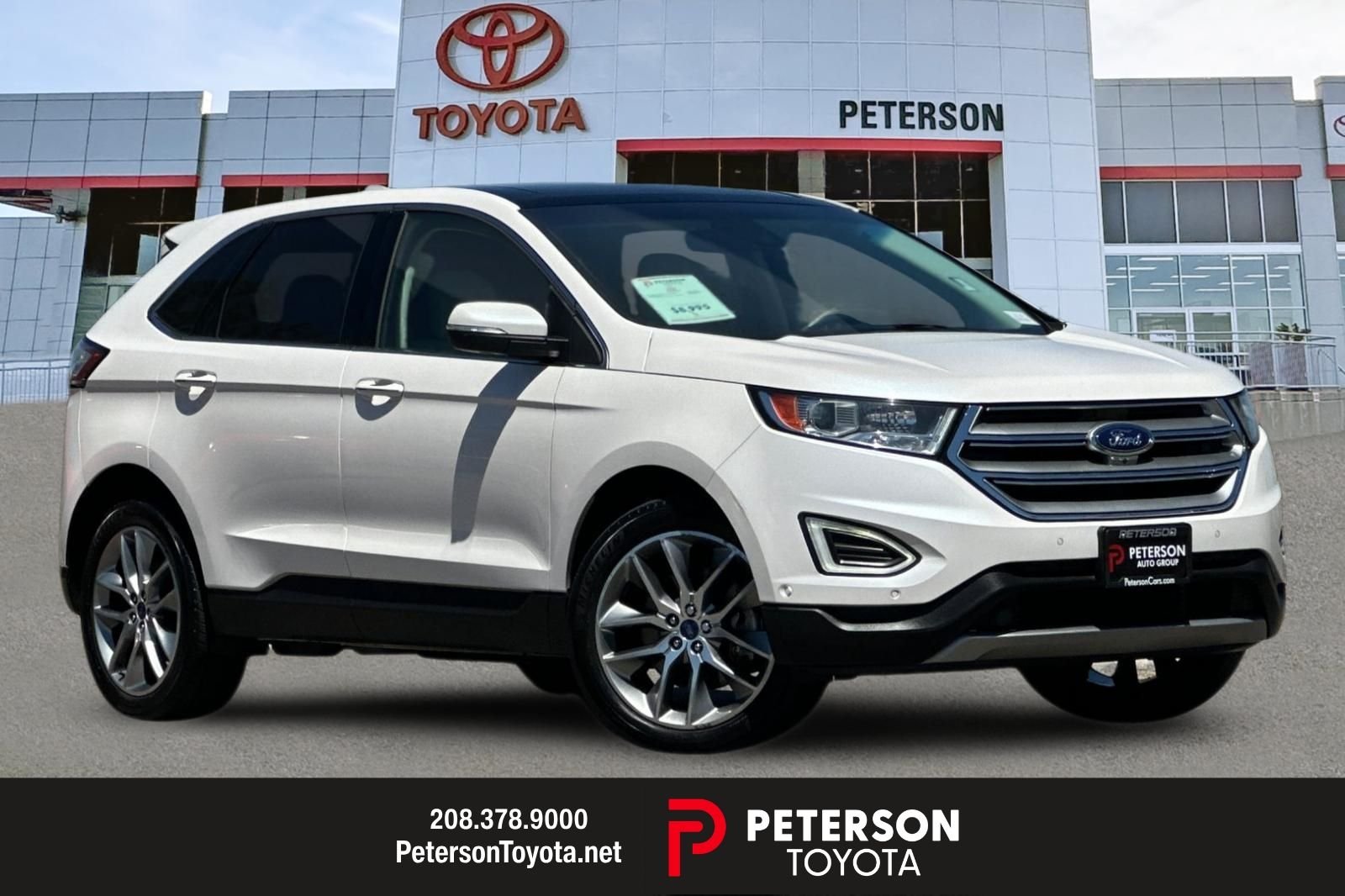 Used 2015 White Ford Titanium image 1