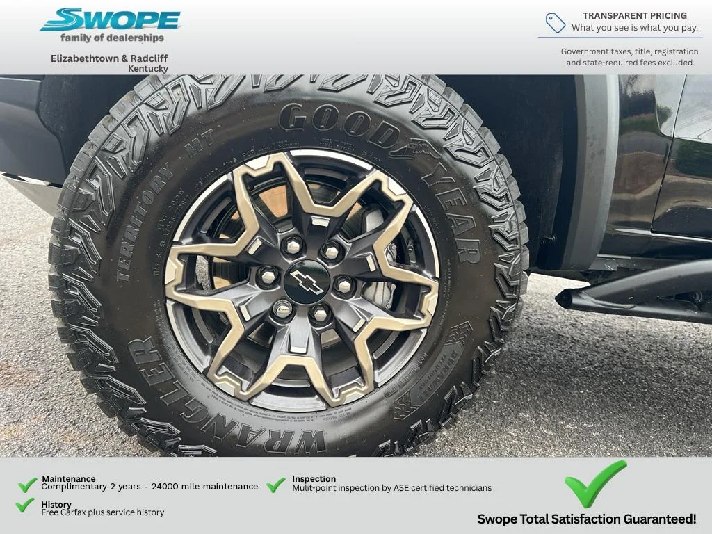 Used 2025 Black Chevrolet 4WD ZR2 image 9