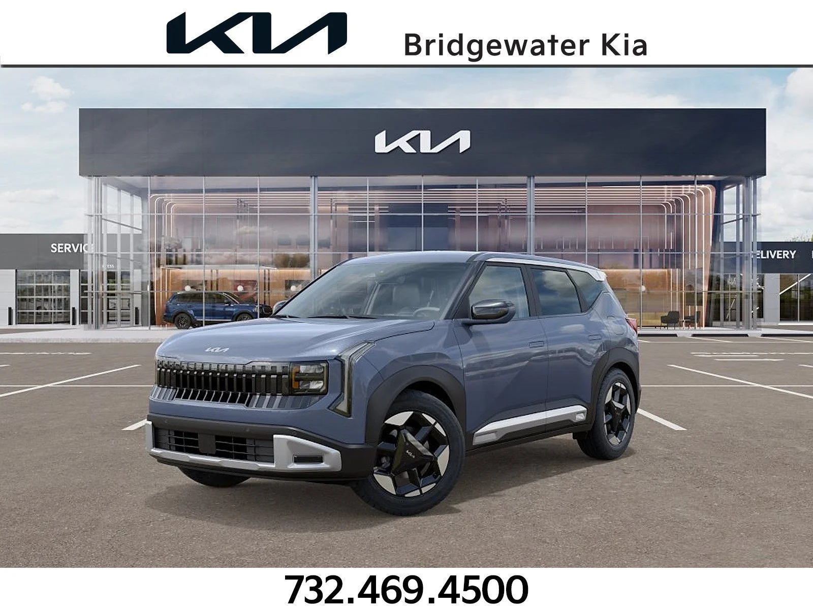 New 2027 Pale Gray Kia EX image 1
