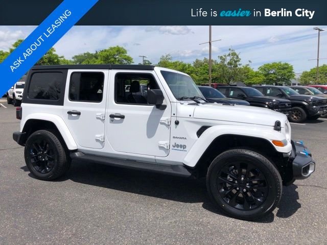 Used 2023 White Jeep Sahara 4xe image 1