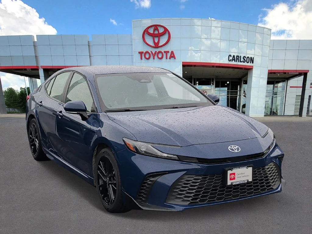 Certified 2025 Toyota Camry SE with VIN 4T1DAACKXSU155535 for sale in Minneapolis, Minnesota