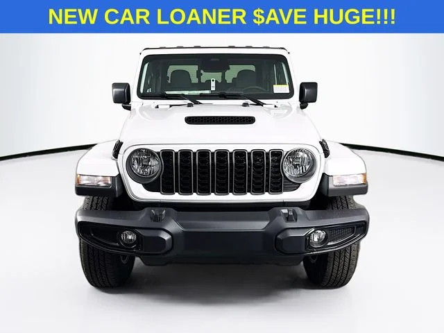 New 2026 Bright White Clear-Coat Exterior Paint Jeep Sport S image 2
