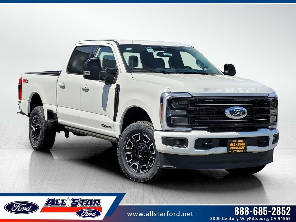 New 2026 Star White Metallic Tri-Coat Ford F-250® Platinum® image 1