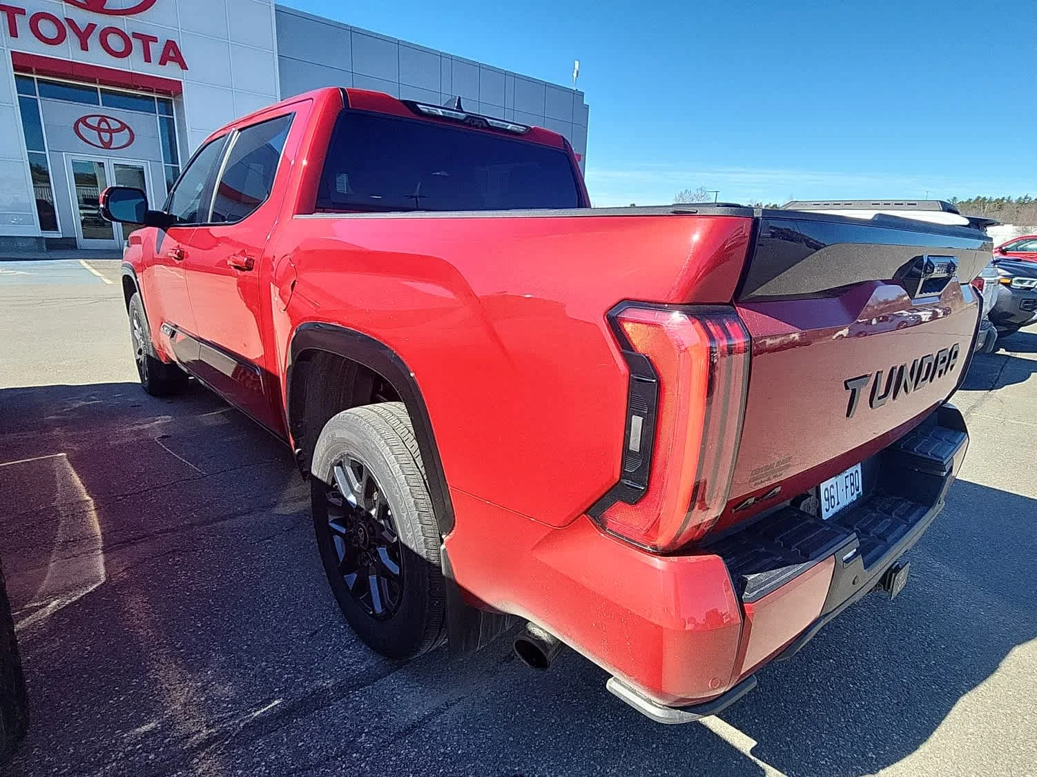 Used 2025 Supersonic Red Toyota Platinum image 5