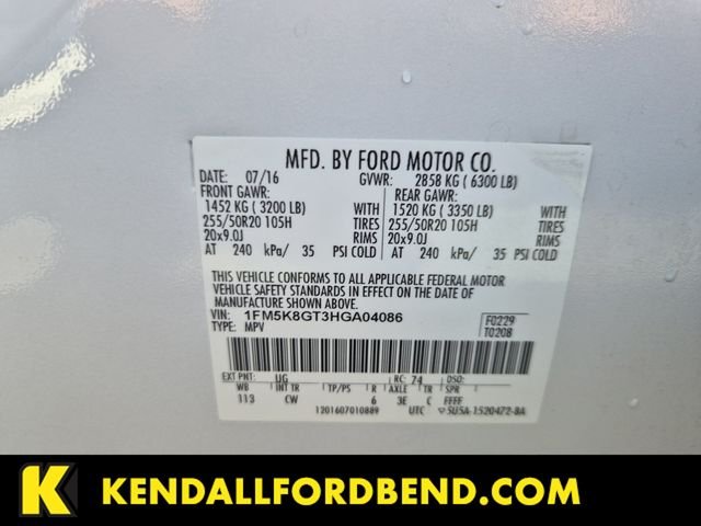 Used 2017 White Ford Sport image 25