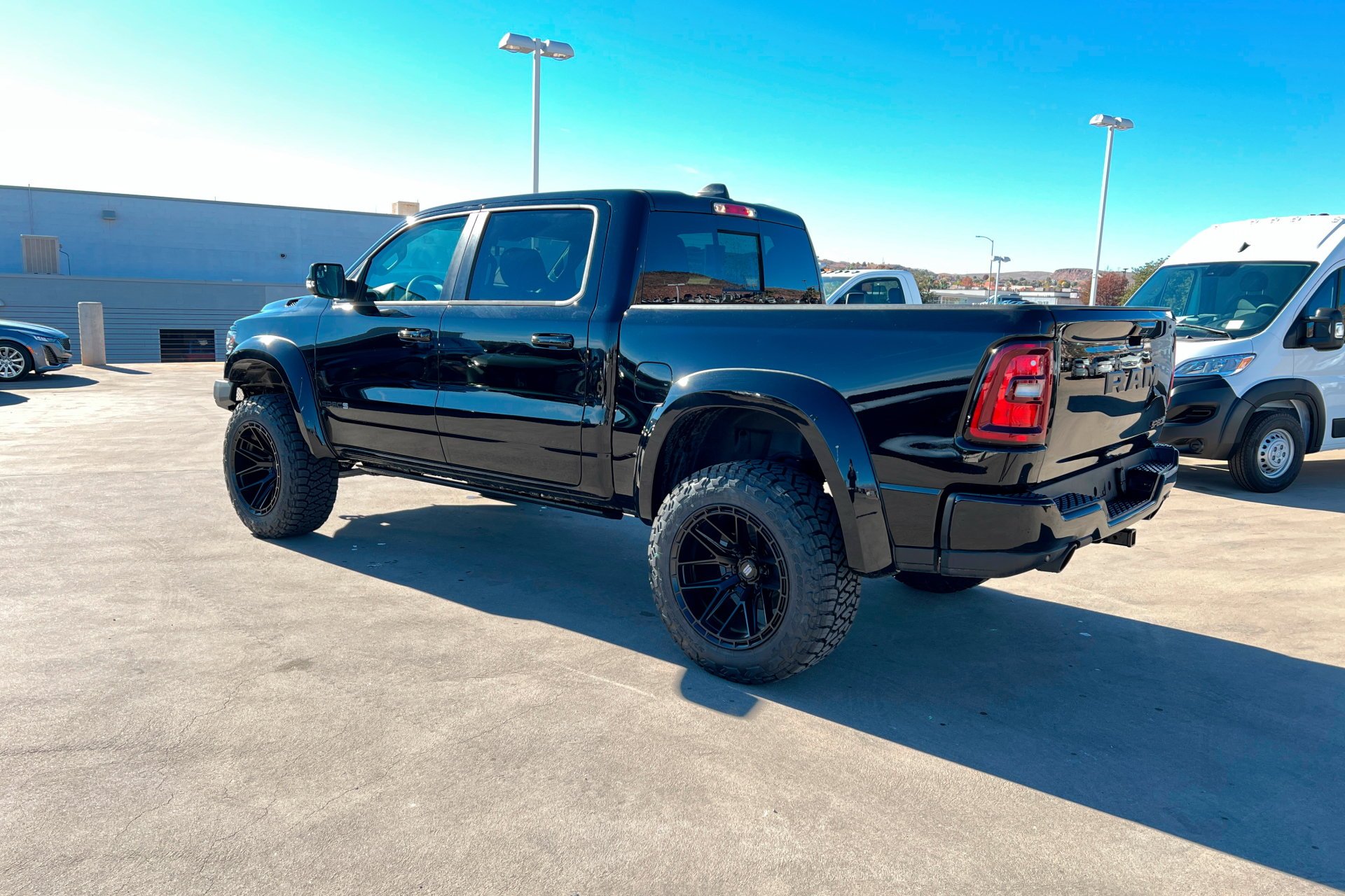 New 2025 Diamond Black Crystal Pearlcoat RAM Big Horn image 3