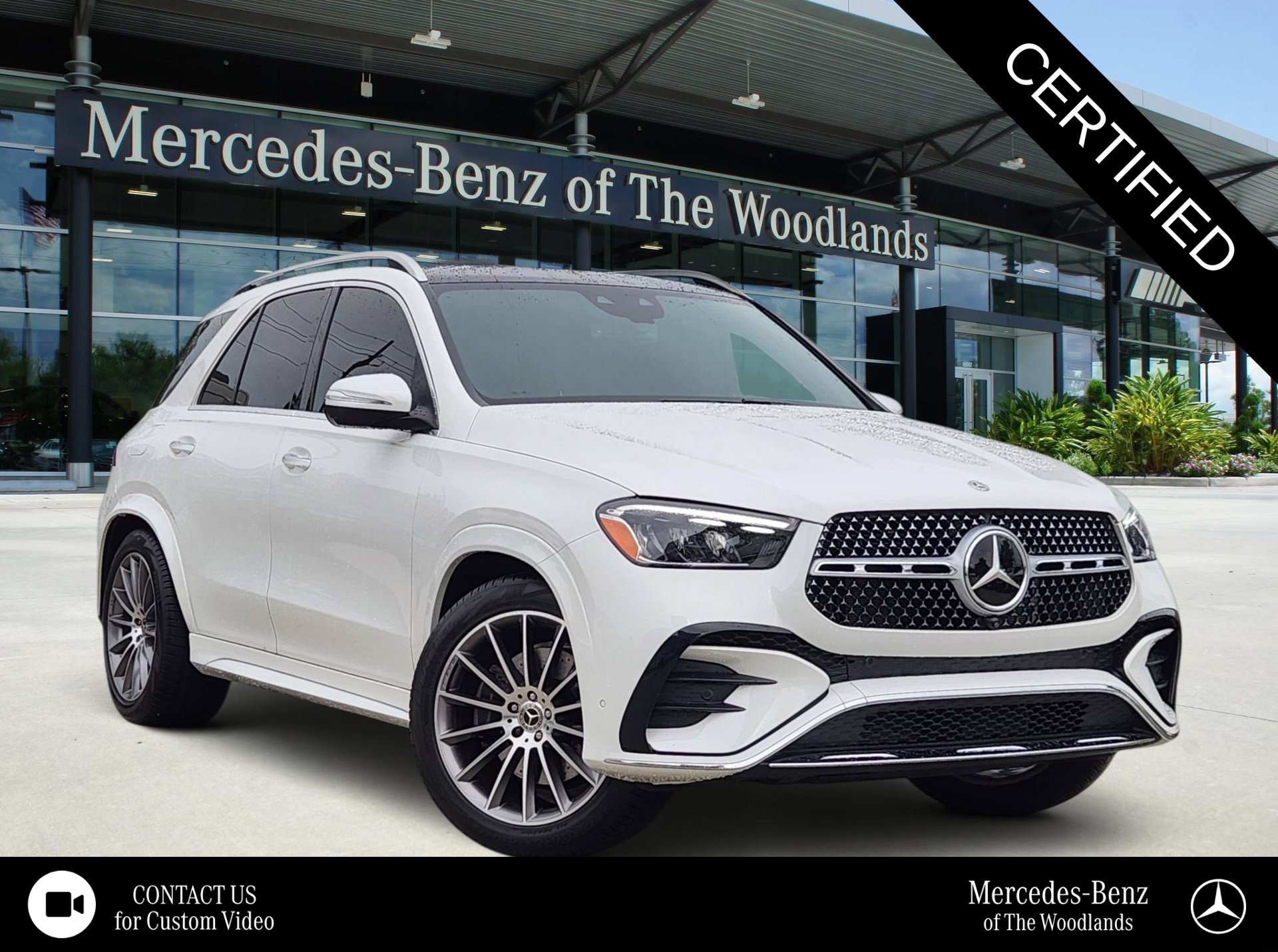 Certified Used 2026 MANUFAKTUR Moonlight White Metallic Mercedes-Benz GLE 450 image 1