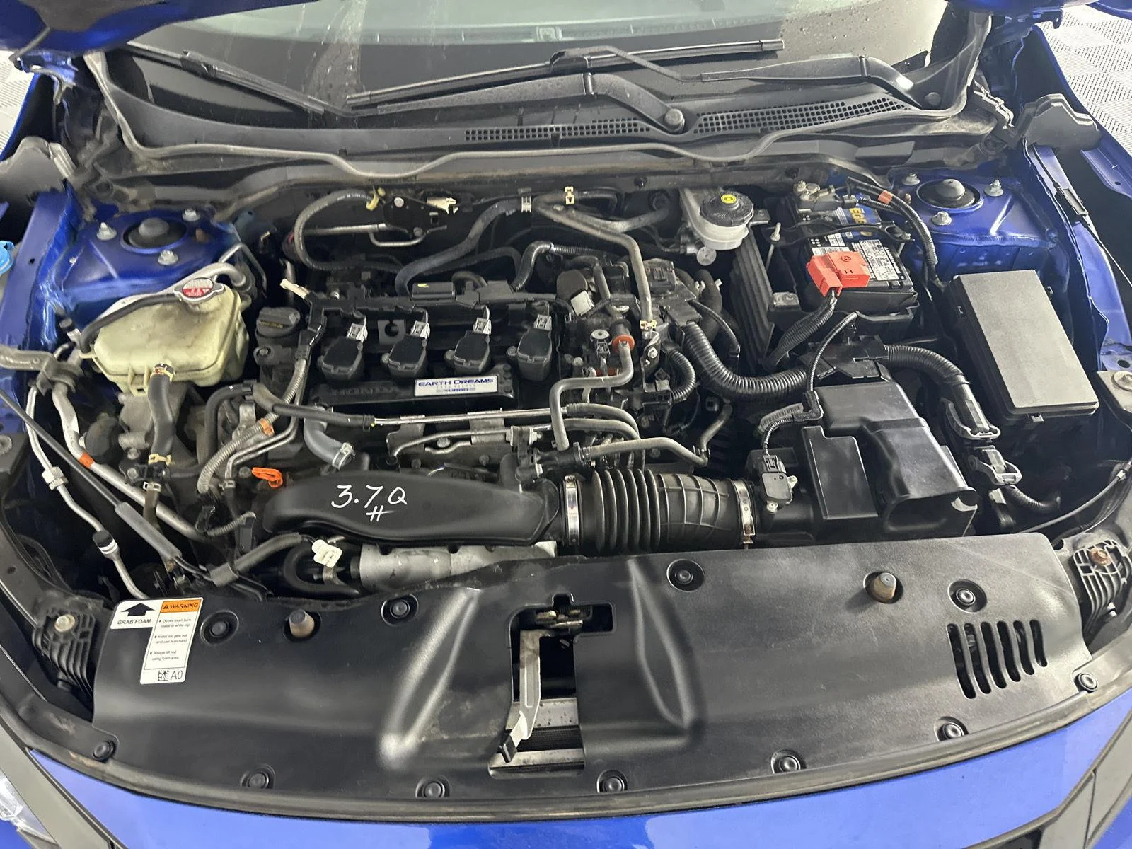 Used 2019 Aegean Blue Metallic Honda EX image 25