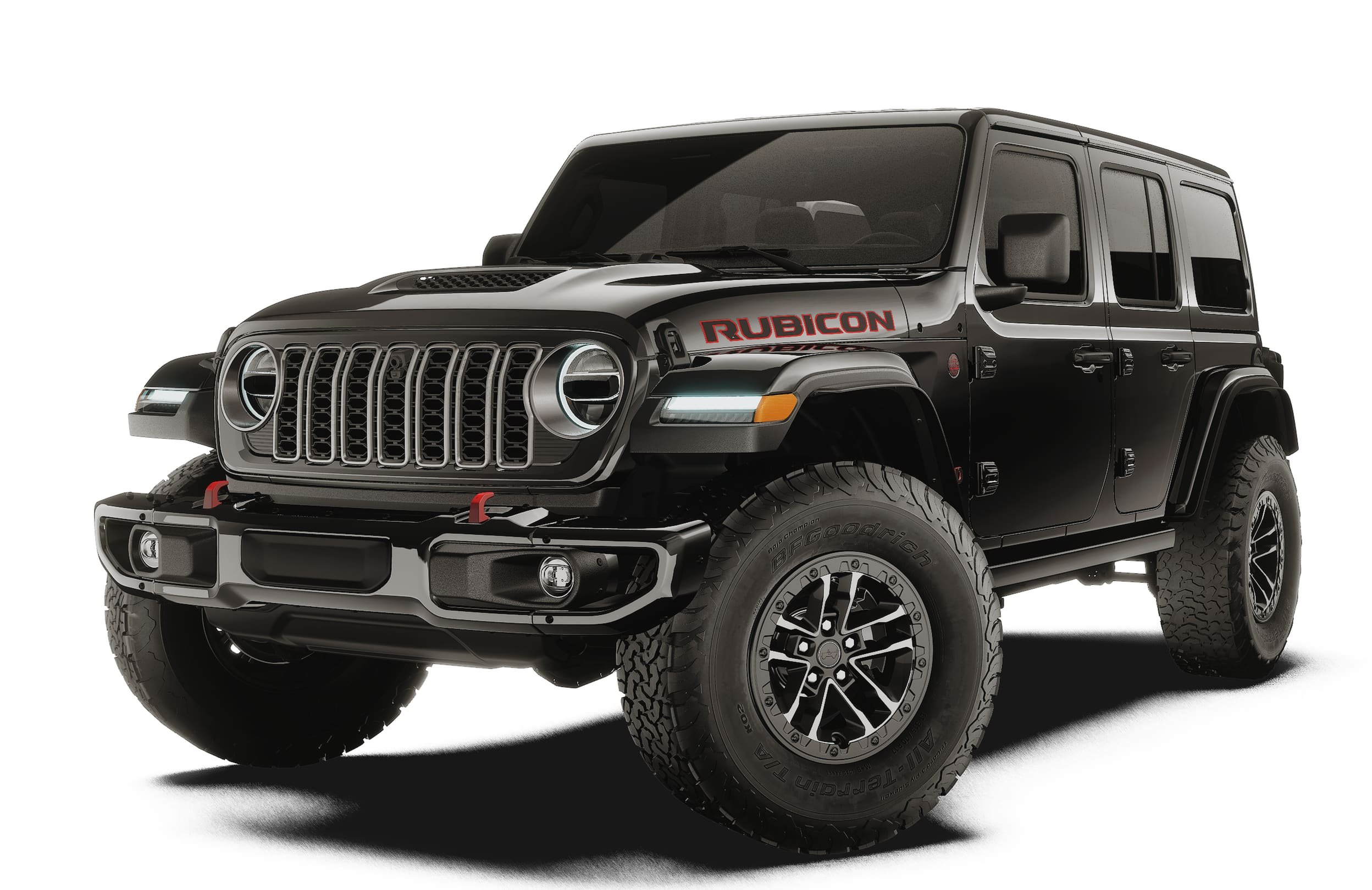 New 2027 Black Clear-Coat Paint Jeep Rubicon image 13