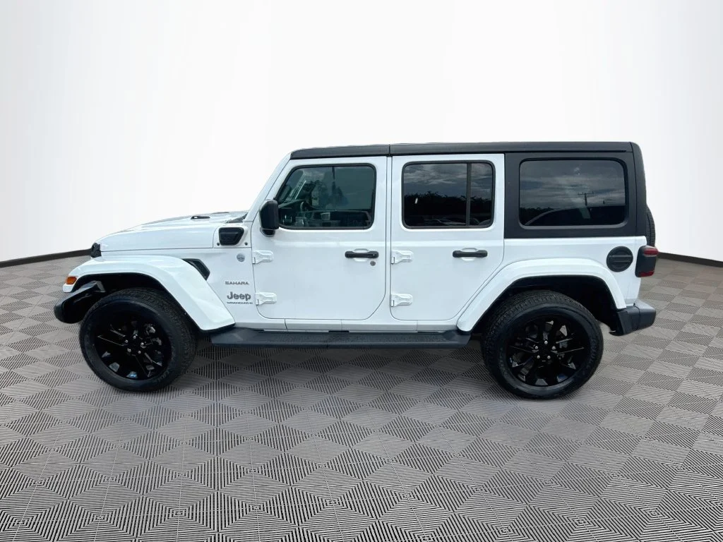 Used 2023 White Jeep Sahara 4xe image 9