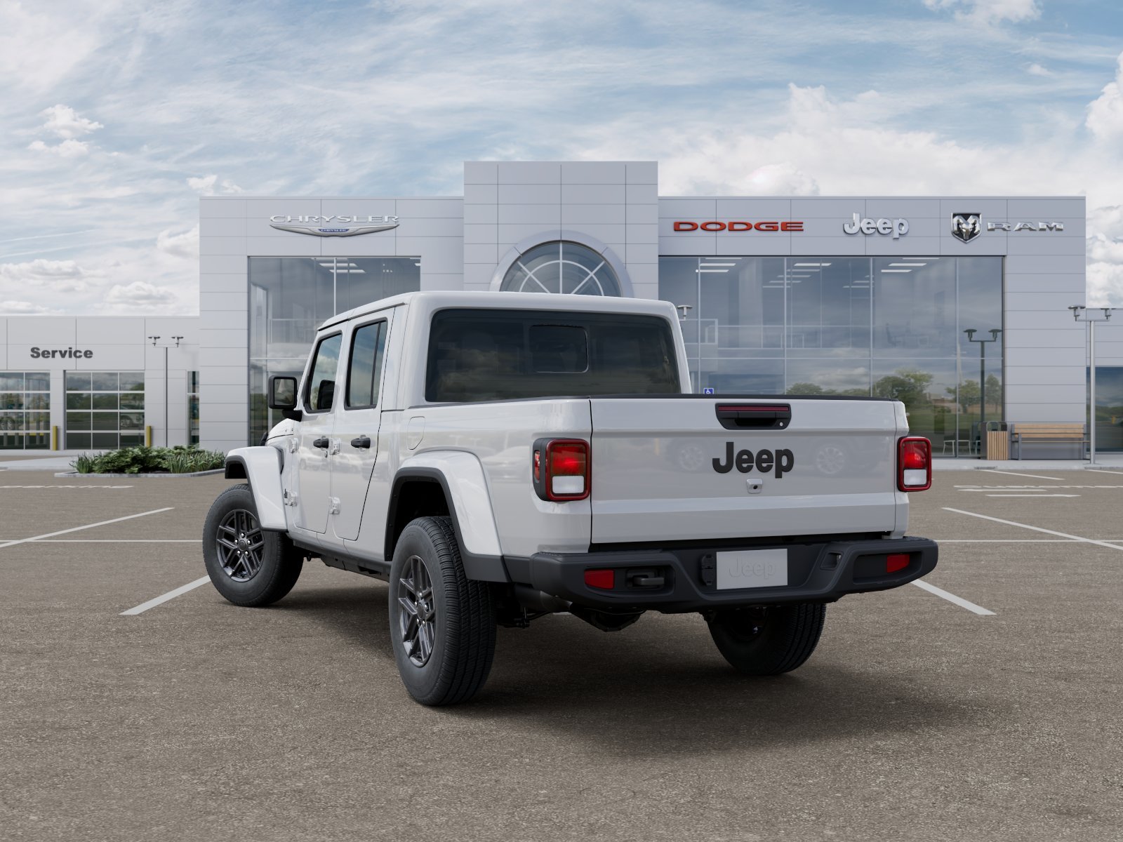New 2026 Bright White Clear-Coat Exterior Paint Jeep Sport S image 29