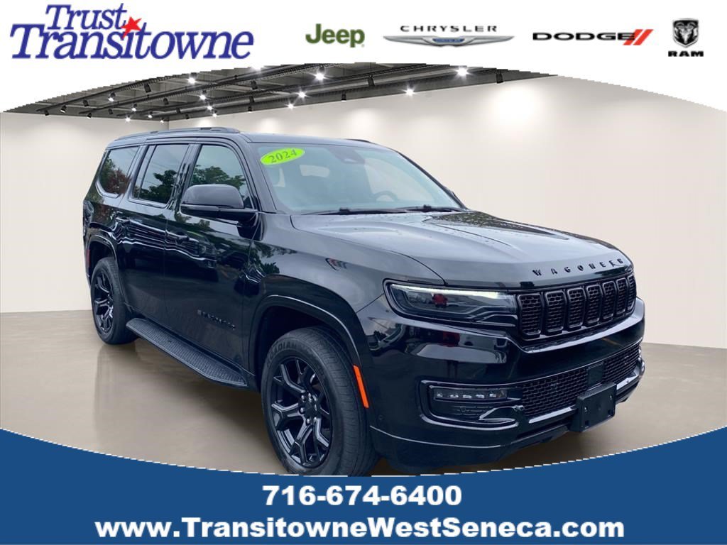 Used 2024 Diamond Black Crystal Pearlcoat Jeep Series II Carbide image 1