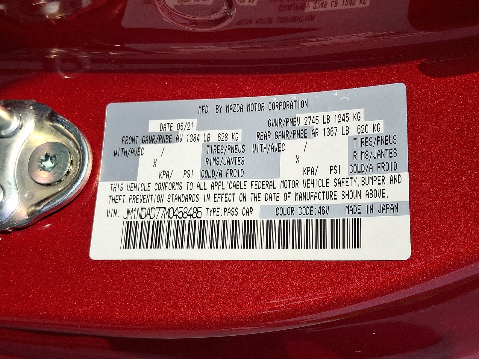Used 2021 Soul Red Crystal Metallic Mazda Grand Touring image 30