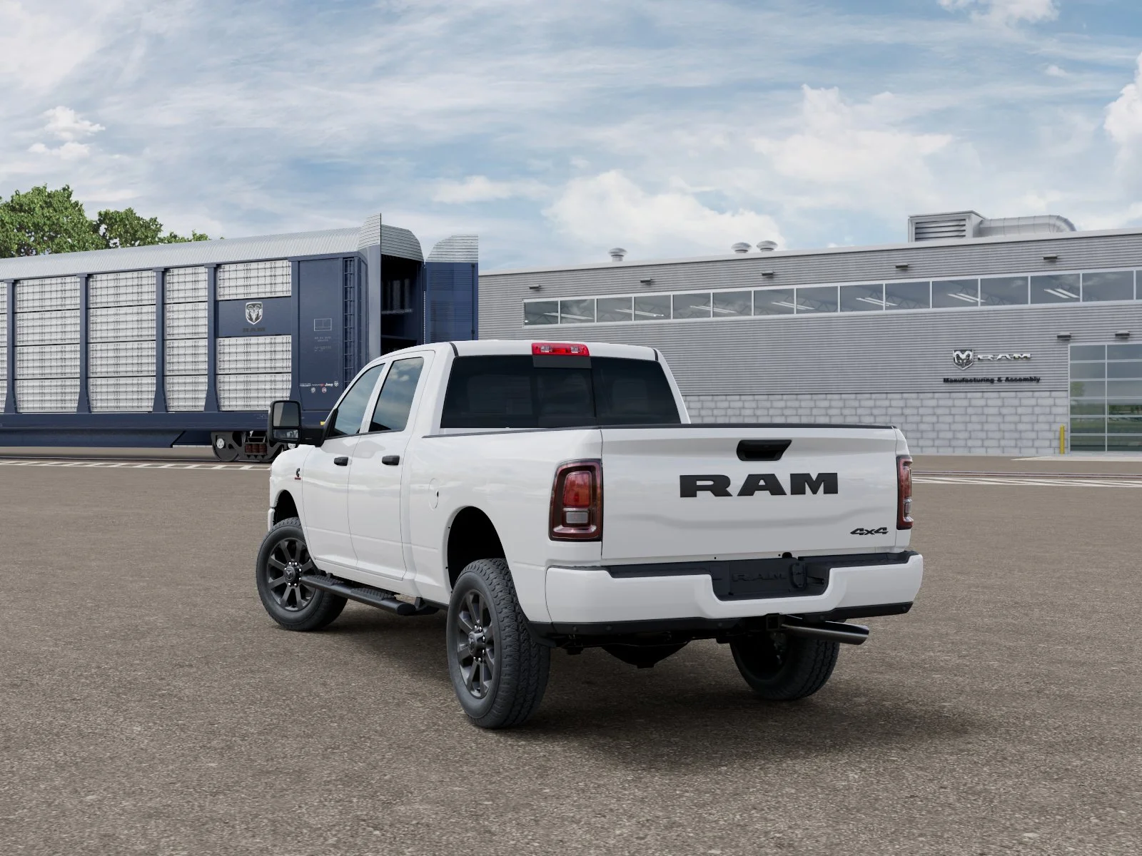 New 2027 Bright White Clearcoat RAM Black Express image 32