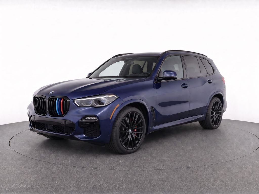 Used 2021 Tanzanite Blue II Metallic BMW M50i image 7