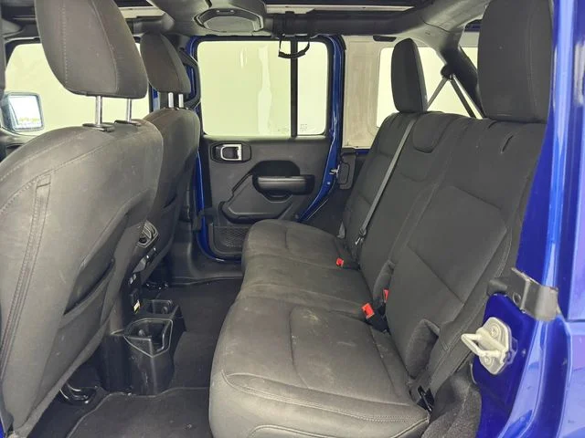 Used 2020 Ocean Blue Metallic Clearcoat Jeep Unlimited Sport S image 21