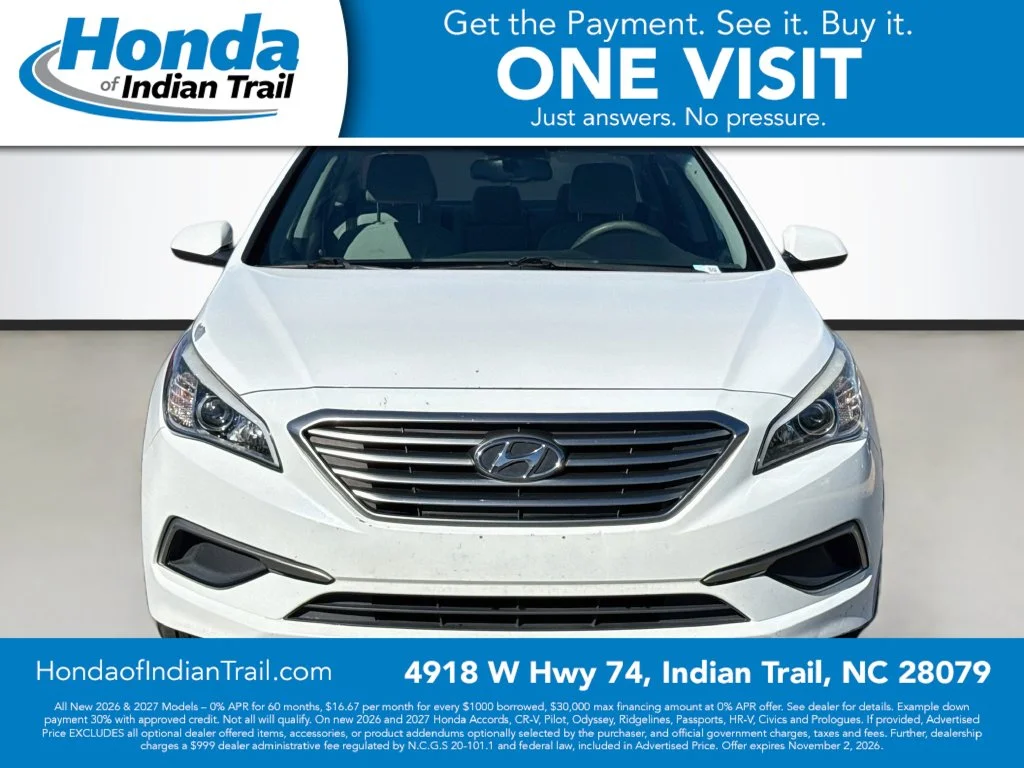 Used 2016 Hyundai Sonata SE with VIN 5NPE24AFXGH320255 for sale in Indian Trail, NC