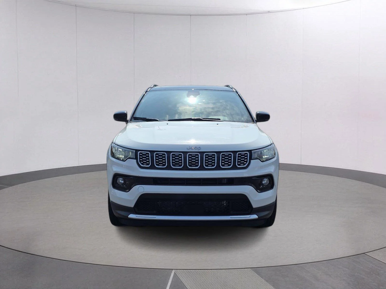 Used 2025 Bright White Clearcoat Jeep Limited image 2