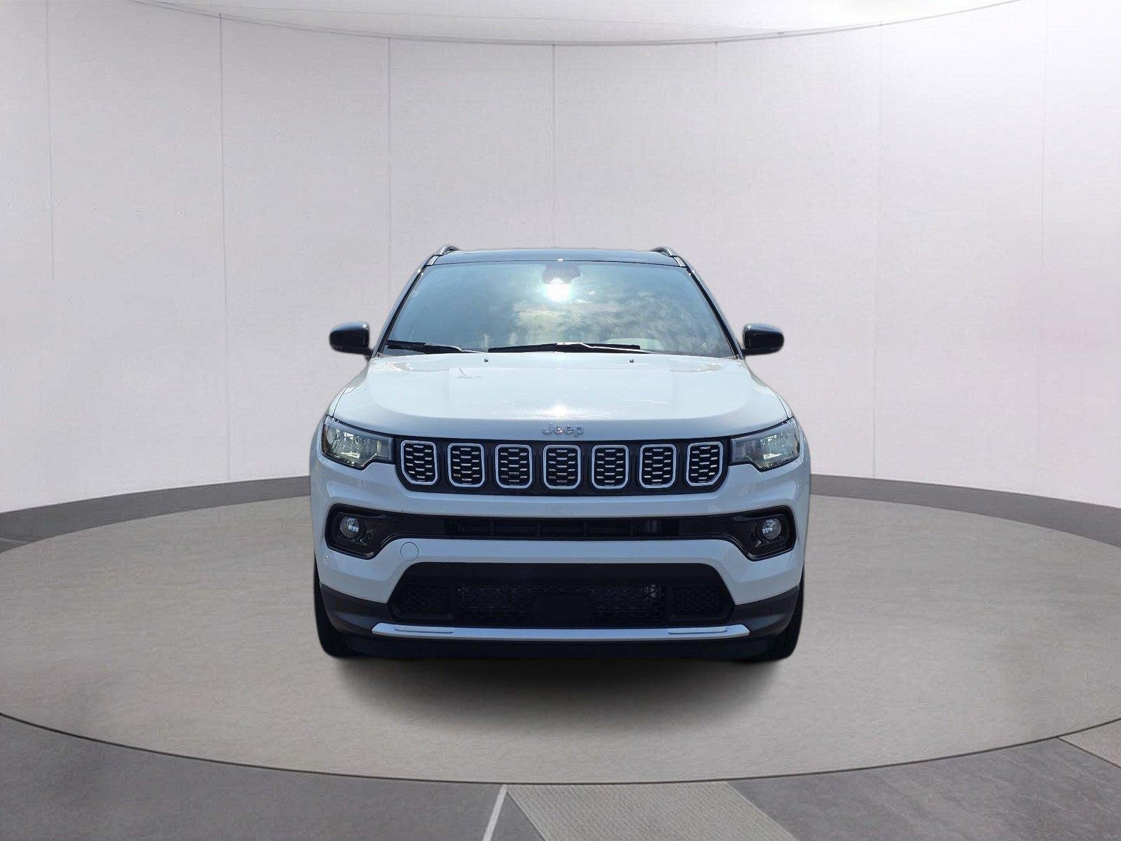 Used 2025 Bright White Clearcoat Jeep Limited image 2